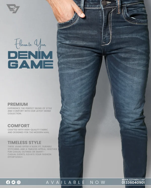 DENIM PANT- KF01